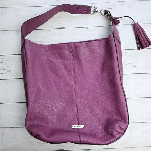 Coach Avery Leather Pebble Hobo Shoulder Purse Bag-Like New! - Picture 3 of 12